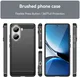 Xiaomi Poco X7 Pro Hoesje Geborsteld TPU Flexibele Back Cover Zwart afbeelding 8