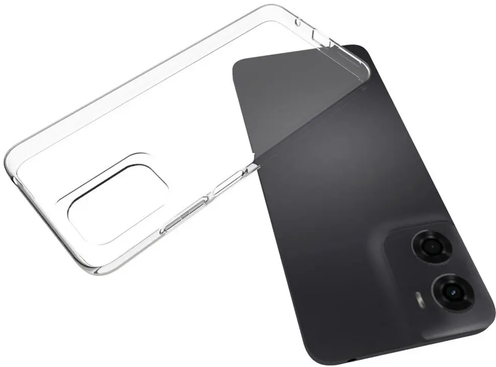 Motorola Moto G05 Hoesje Dun TPU Back Cover Transparant afbeelding 2