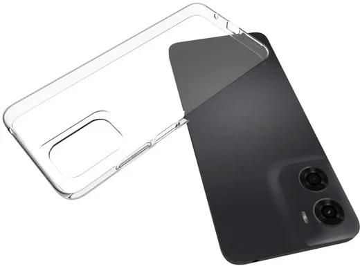 Motorola Moto G05 Hoesje Dun TPU Back Cover Transparant afbeelding 2