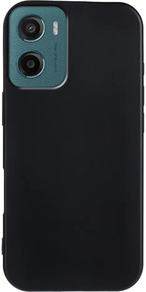 Motorola Moto G05 Hoesje Dun TPU Back Cover Matte Zwart afbeelding 2