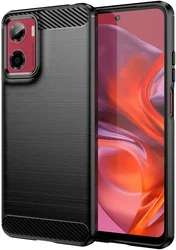 Motorola Moto G05 Hoesje Geborsteld TPU Flexibele Back Cover Zwart afbeelding