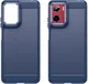 Motorola Moto G05 Hoesje Geborsteld TPU Flexibele Back Cover Blauw afbeelding 2