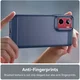 Motorola Moto G05 Hoesje Geborsteld TPU Flexibele Back Cover Blauw afbeelding 6