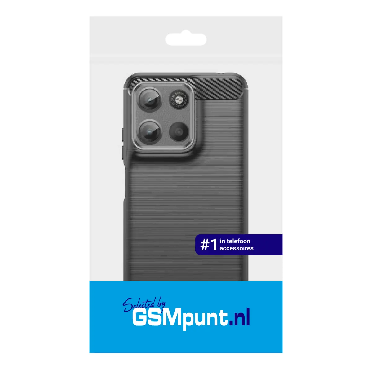 Motorola Moto G15 / G15 Power Hoesje Geborsteld TPU Flexibele Back Cover Zwart afbeelding 9