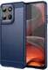 Motorola Moto G15 / G15 Power Hoesje Geborsteld TPU Flexibele Back Cover Blauw