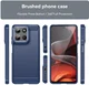 Motorola Moto G15 / G15 Power Hoesje Geborsteld TPU Flexibele Back Cover Blauw afbeelding 4