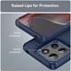 Motorola Moto G15 / G15 Power Hoesje Geborsteld TPU Flexibele Back Cover Blauw afbeelding 7