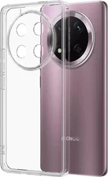 Honor Magic 7 Pro Hoesje Dun TPU Back Cover Transparant afbeelding