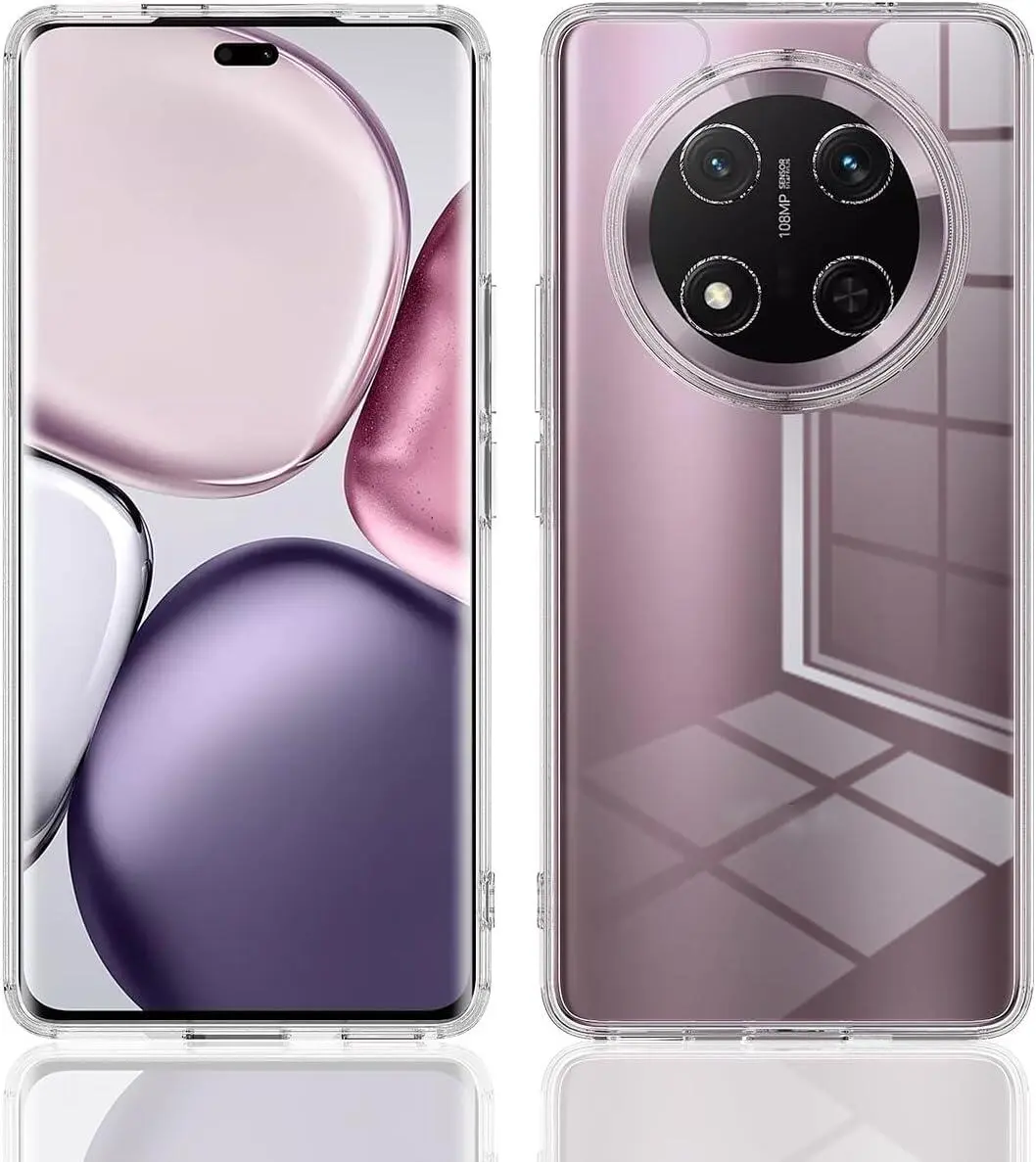 Honor Magic 7 Pro Hoesje Dun TPU Back Cover Transparant afbeelding 6