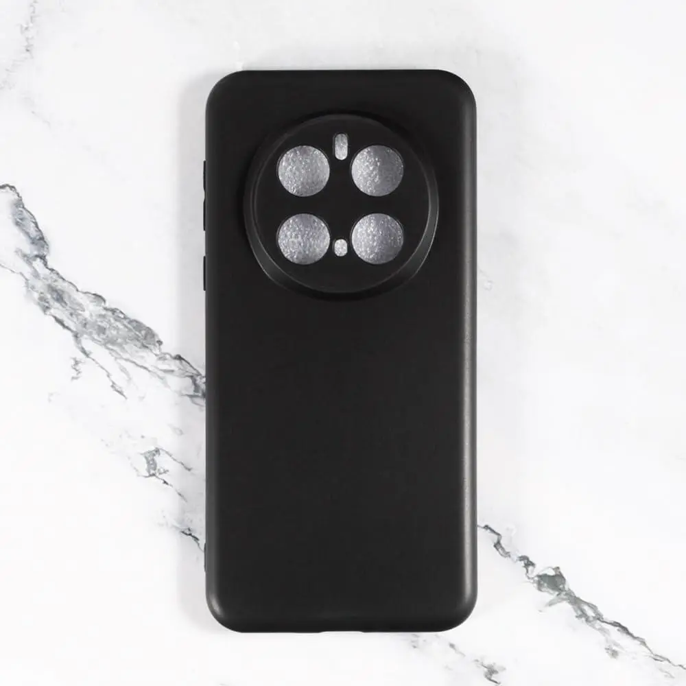 Honor Magic 7 Pro Hoesje Dun TPU Back Cover Matte Zwart afbeelding 2