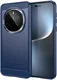 Honor Magic 7 Pro Hoesje Geborsteld TPU Flexibele Back Cover Blauw
