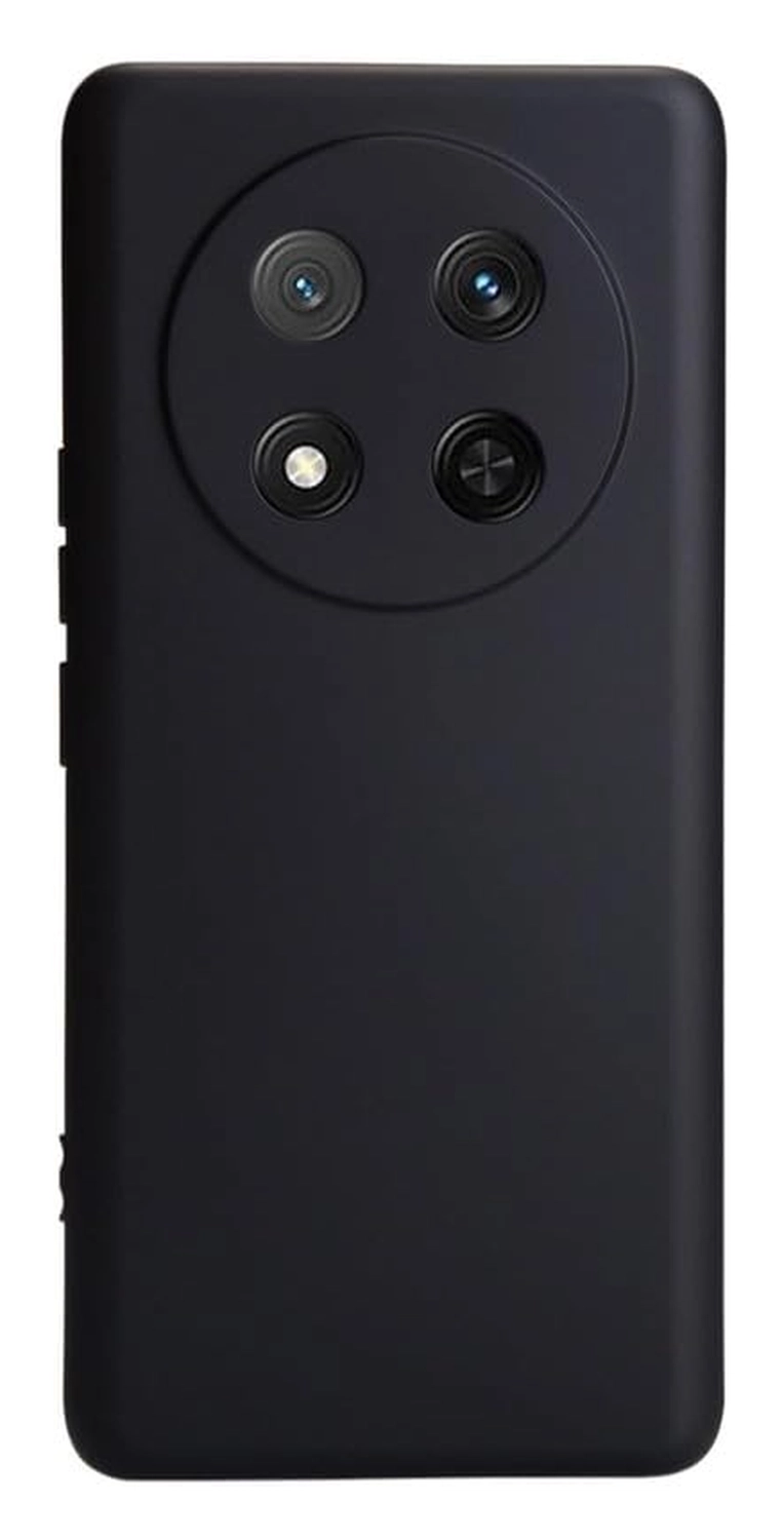 Honor Magic 7 Lite Hoesje Dun TPU Back Cover Matte Zwart afbeelding 3