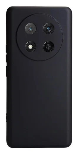 Honor Magic 7 Lite Hoesje Dun TPU Back Cover Matte Zwart afbeelding 3