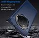 Honor Magic 7 Lite Hoesje Geborsteld TPU Flexibele Back Cover Blauw afbeelding 4