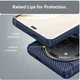 Honor Magic 7 Lite Hoesje Geborsteld TPU Flexibele Back Cover Blauw afbeelding 7