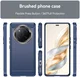 Honor Magic 7 Lite Hoesje Geborsteld TPU Flexibele Back Cover Blauw afbeelding 8