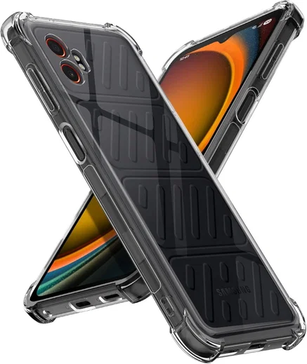 Samsung Galaxy Xcover 7 Pro Hoesje Schokbestendig en Dun TPU Transparant afbeelding 1