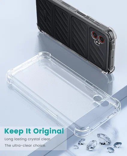 Samsung Galaxy Xcover 7 Pro Hoesje Schokbestendig en Dun TPU Transparant afbeelding 7