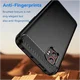 Samsung Galaxy Xcover 7 Pro Hoesje Geborsteld TPU Flexibele Back Cover Zwart afbeelding 2