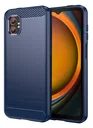 Samsung Galaxy Xcover 7 Pro Hoesje Geborsteld TPU Flexibele Back Cover Blauw