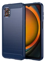 Samsung Galaxy Xcover 7 Pro Hoesje Geborsteld TPU Flexibele Back Cover Blauw afbeelding