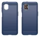 Samsung Galaxy Xcover 7 Pro Hoesje Geborsteld TPU Flexibele Back Cover Blauw afbeelding 2
