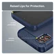 Samsung Galaxy Xcover 7 Pro Hoesje Geborsteld TPU Flexibele Back Cover Blauw afbeelding 7
