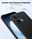 Oppo Reno 13 Hoesje Dun TPU Back Cover Matte Zwart afbeelding 3