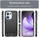 Oppo Reno 13 Hoesje Geborsteld TPU Flexibele Back Cover Zwart afbeelding 8