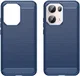 Oppo Reno 13 Pro Hoesje Geborsteld TPU Flexibele Back Cover Blauw afbeelding 2