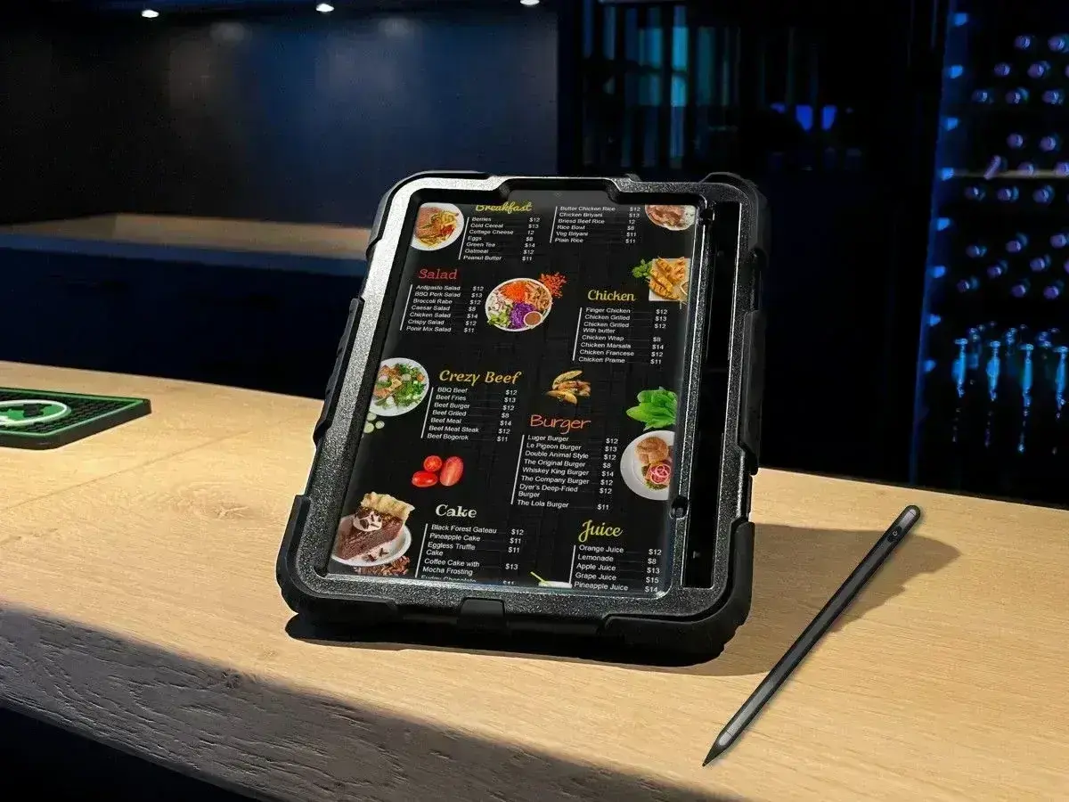 Huawei MatePad SE 11 (2024) Hoes met Screen Protector en Handriem Zwart afbeelding 11