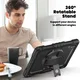 Huawei MatePad SE 11 (2024) Hoes met Screen Protector en Handriem Zwart afbeelding 5