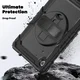 Lenovo Tab M10 Gen 4 (2025) Hoes met Screen Protector en Handriem Zwart afbeelding 5