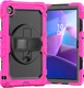 Lenovo Tab M10 Gen 4 (2025) Hoes met Screen Protector en Handriem Roze afbeelding 2