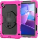 Lenovo Tab M10 Gen 4 (2025) Hoes met Screen Protector en Handriem Roze afbeelding 15