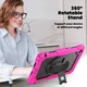 Lenovo Tab M10 Gen 4 (2025) Hoes met Screen Protector en Handriem Roze afbeelding 6