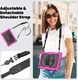 Lenovo Tab M10 Gen 4 (2025) Hoes met Screen Protector en Handriem Roze afbeelding 9
