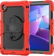 Lenovo Tab M10 Gen 4 (2025) Hoes met Screen Protector en Handriem Rood afbeelding 15