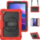 Lenovo Tab M10 Gen 4 (2025) Hoes met Screen Protector en Handriem Rood afbeelding 16