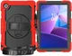 Lenovo Tab M10 Gen 4 (2025) Hoes met Screen Protector en Handriem Rood afbeelding 17