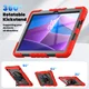 Lenovo Tab M10 Gen 4 (2025) Hoes met Screen Protector en Handriem Rood afbeelding 8