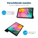 Lenovo Tab M10 Gen 4 (2025) Hoes Tri-Fold Book Case met Standaard Zwart afbeelding 5