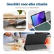 Lenovo Tab M10 Gen 4 (2025) Hoes Tri-Fold Book Case met Standaard Zwart afbeelding 6