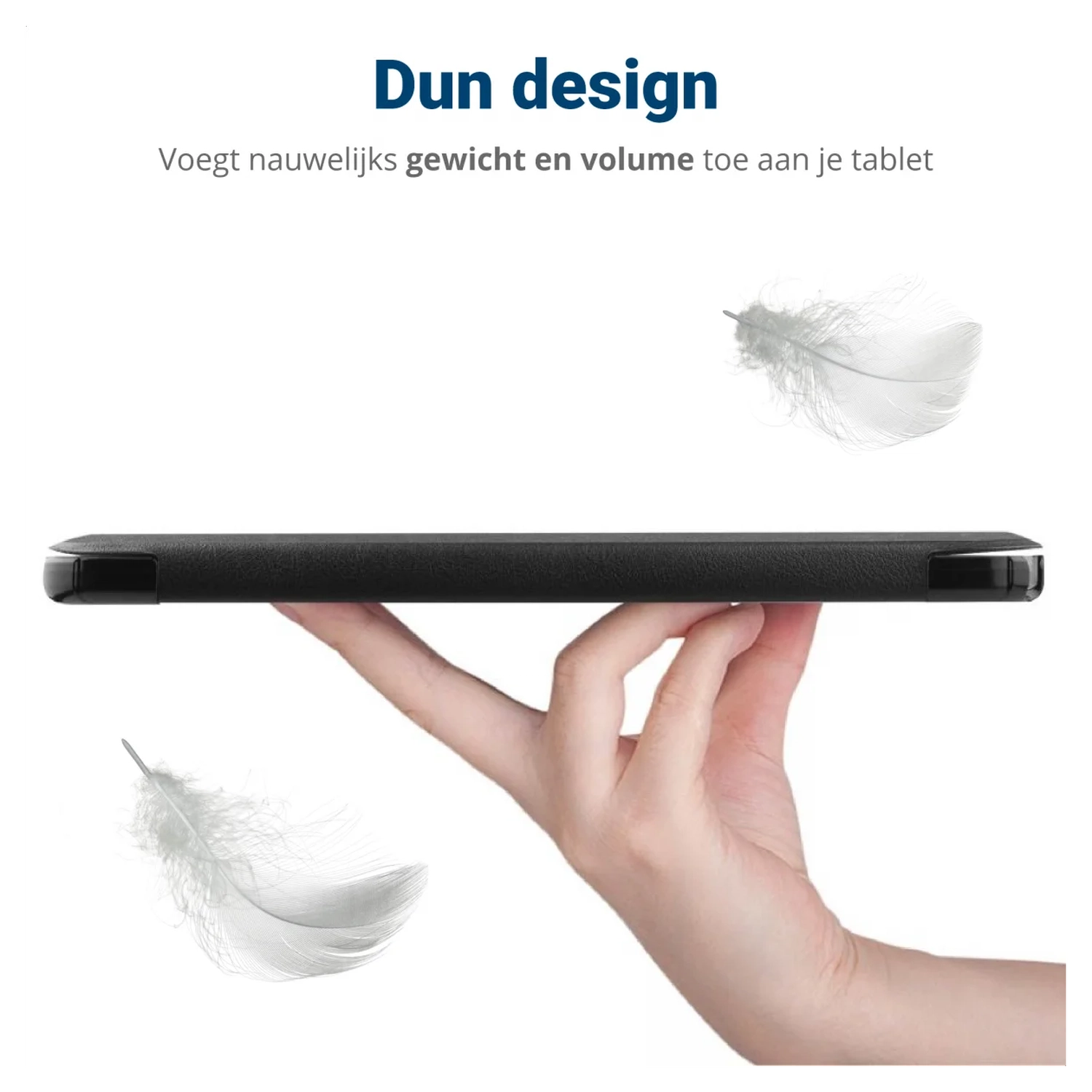 Lenovo Tab M10 Gen 4 (2025) Hoes Tri-Fold Book Case met Standaard Zwart afbeelding 8