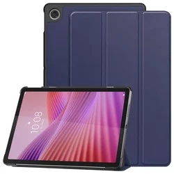 Lenovo Tab M10 Gen 4 (2025) Hoes Tri-Fold Book Case met Standaard Blauw afbeelding