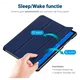 Lenovo Tab M10 Gen 4 (2025) Hoes Tri-Fold Book Case met Standaard Blauw afbeelding 3