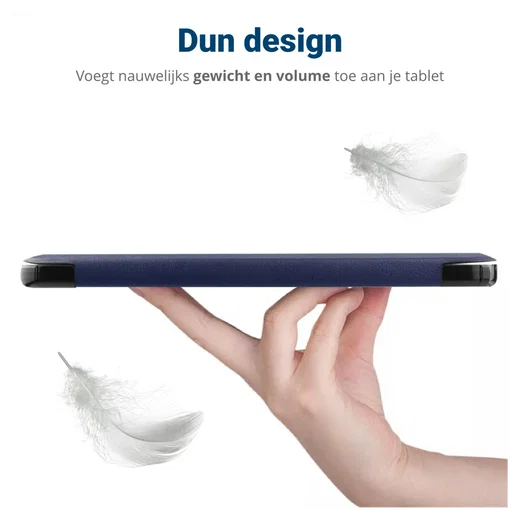 Lenovo Tab M10 Gen 4 (2025) Hoes Tri-Fold Book Case met Standaard Blauw afbeelding 8
