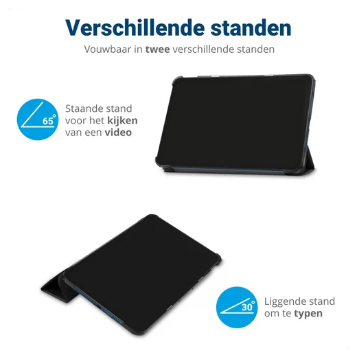 Lenovo Tab M10 Gen 4 (2025) Hoes Tri-Fold Book Case met Standaard Roze afbeelding 6