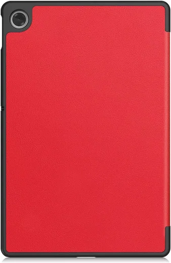 Lenovo Tab M10 Gen 4 (2025) Hoes Tri-Fold Book Case met Standaard Rood afbeelding 2