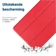 Lenovo Tab M10 Gen 4 (2025) Hoes Tri-Fold Book Case met Standaard Rood afbeelding 3